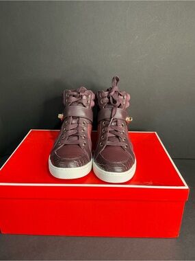 Coach "Pembroke Patchwork" high-top sneakers